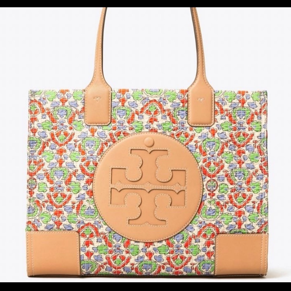 Tory Burch Ella floral mini tote